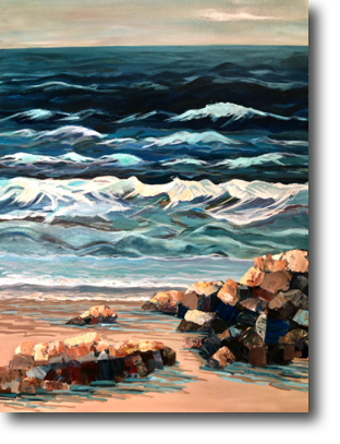 Rolling Waves
30 x 40